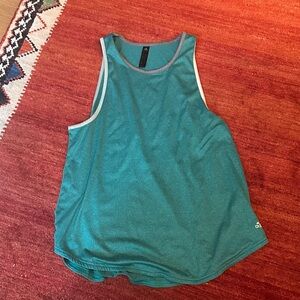 Adidas turquoise tank top size small